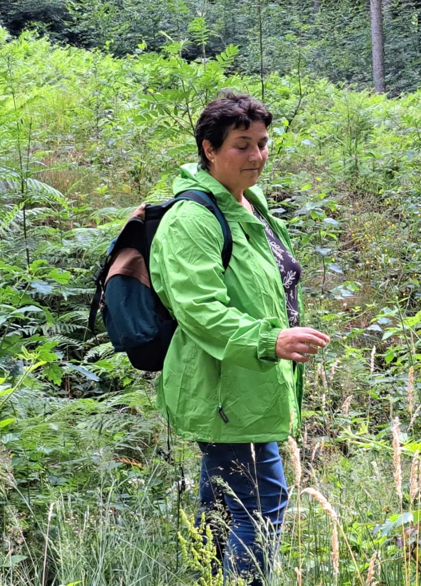 Elke Wolf in der Natur
